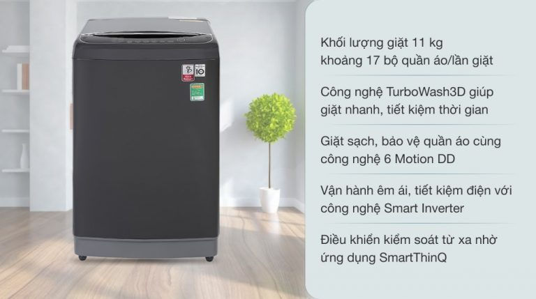 LG Inverter 11 kg TH2111DSAB